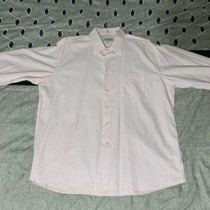 Mens Tommy Bahama Collar Pink Shirt Size 17-1/2